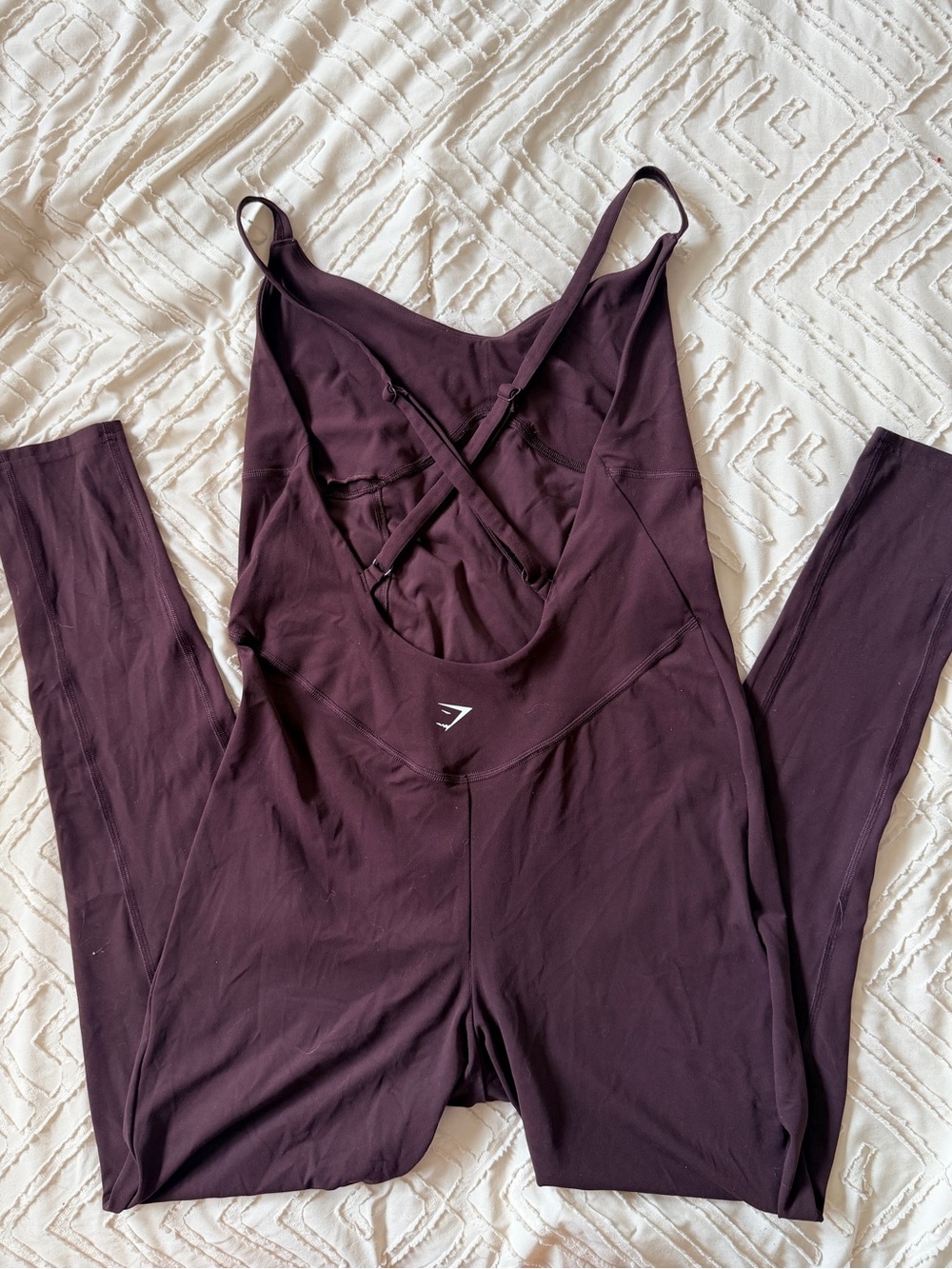 Gymshark Plum Cross-Back One Piece